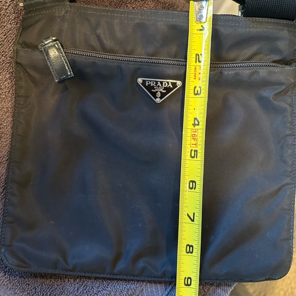Prada - Authentic - Nylon/Canvas Messenger Crossbody -black - Picture 5 of 14